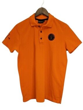 Max Verstappen F1 Orange/Black Polo Shirt Size Large